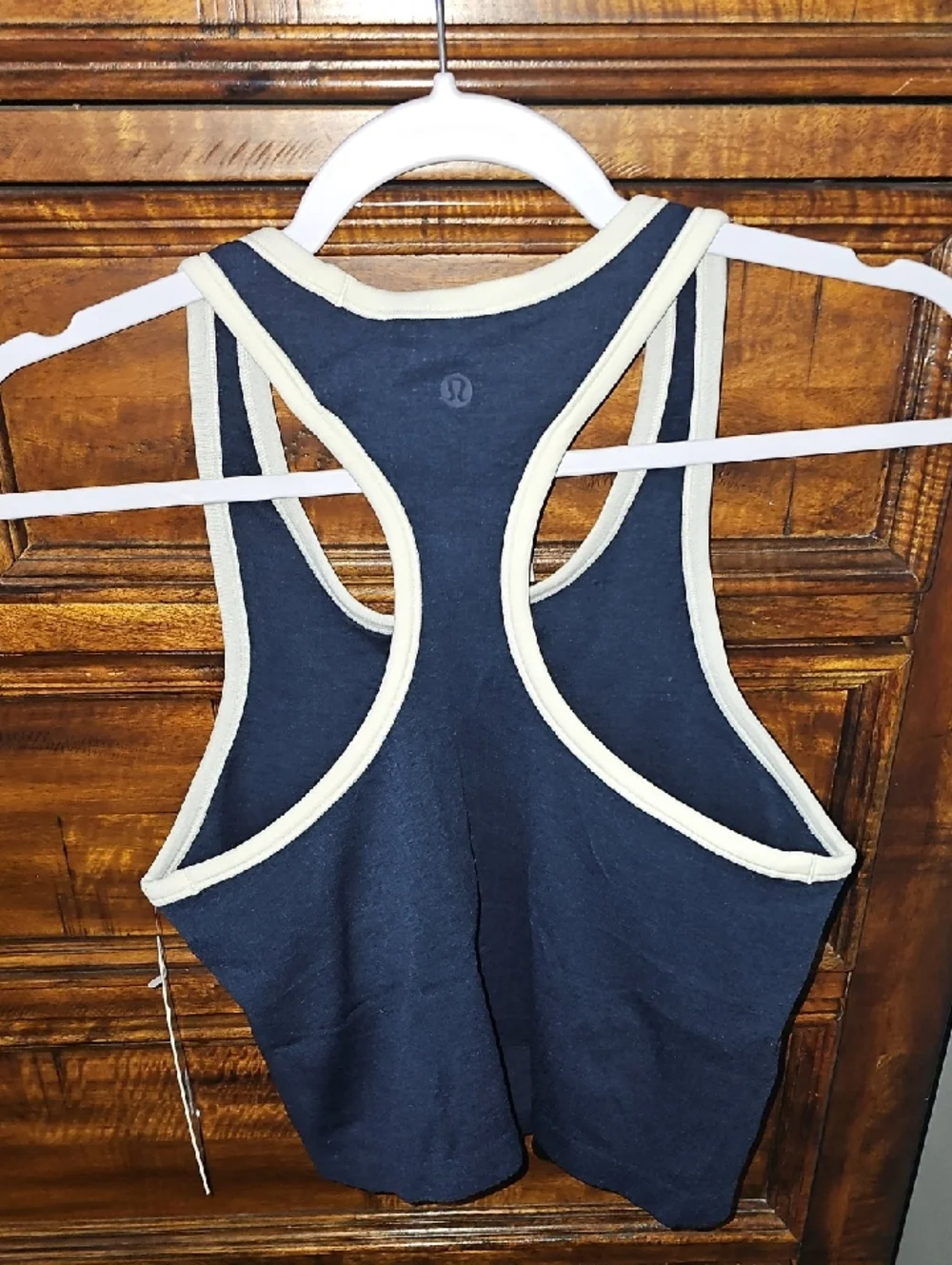 Lululemon Ebb To Street Cropped RB Tank! Contrast! Sz 10, TRNV/LTIV! Nwts